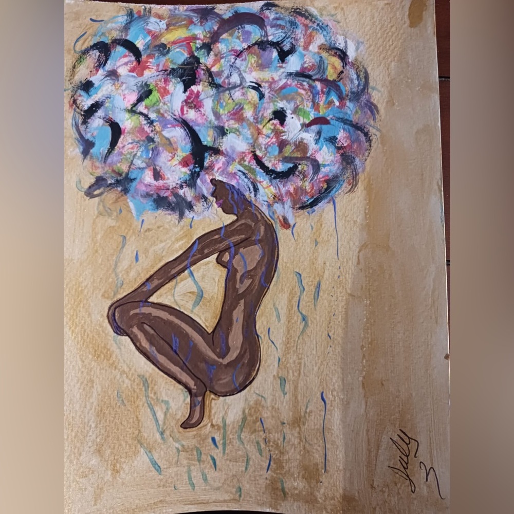 Acrylic Painting “ confusion”